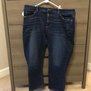 Cropped skinny jean capris